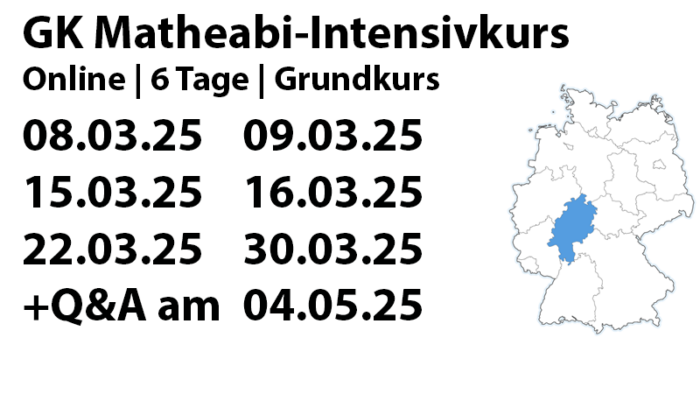 Hessen GK Mathe-Abi-Intensivkurs