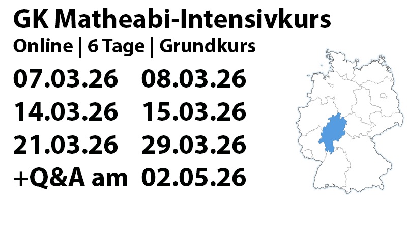 Hessen GK Mathe-Abi-Intensivkurs