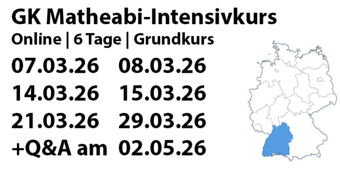 Baden-Württemberg GK Mathe-Abi-Intensivkurs