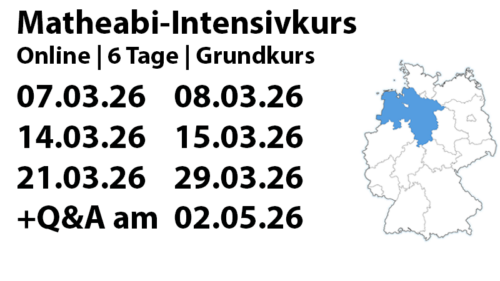 Niedersachsen GK Mathe-Abi-Intensivkurs