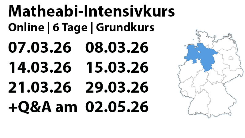 Niedersachsen GK Mathe-Abi-Intensivkurs