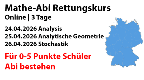 Mathe-Abi Rettungskurs
