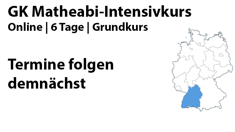 Baden-Württemberg GK Mathe-Abi-Intensivkurs 2027