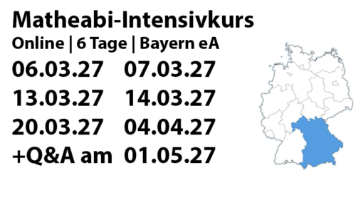 Bayern Mathe-Abi-Intensivkurs 2027