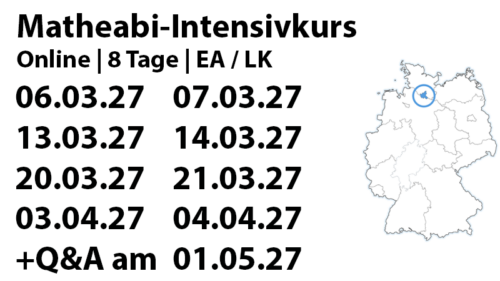 Hamburg EA / LK Mathe-Abi-Intensivkurs 2027