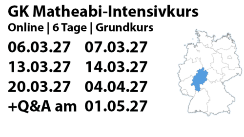 Hessen GK Mathe-Abi-Intensivkurs 2027
