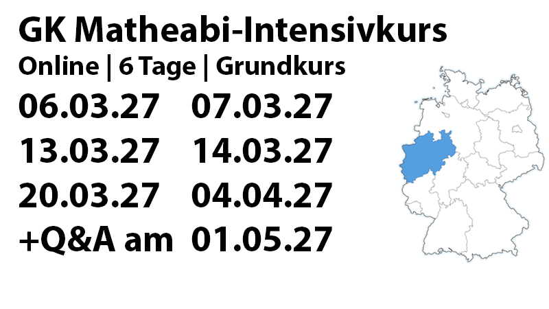 NRW GK Mathe-Abi-Intensivkurs 2027